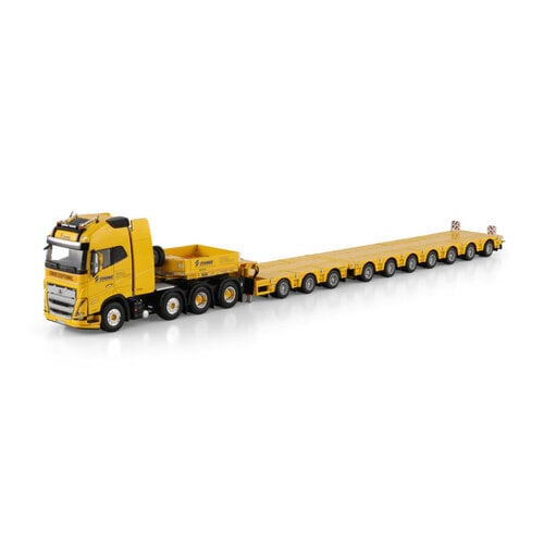 WSI WSI Volvo FH5 Glob. XL 8x4 SL with 7-axle lowloader + 3-axle dolly STANGE