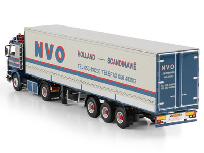 WSI WSI Scania 142M 4x2 with 3-axle curtainside trailer B.W. SLIK TRANSPORT / NVO