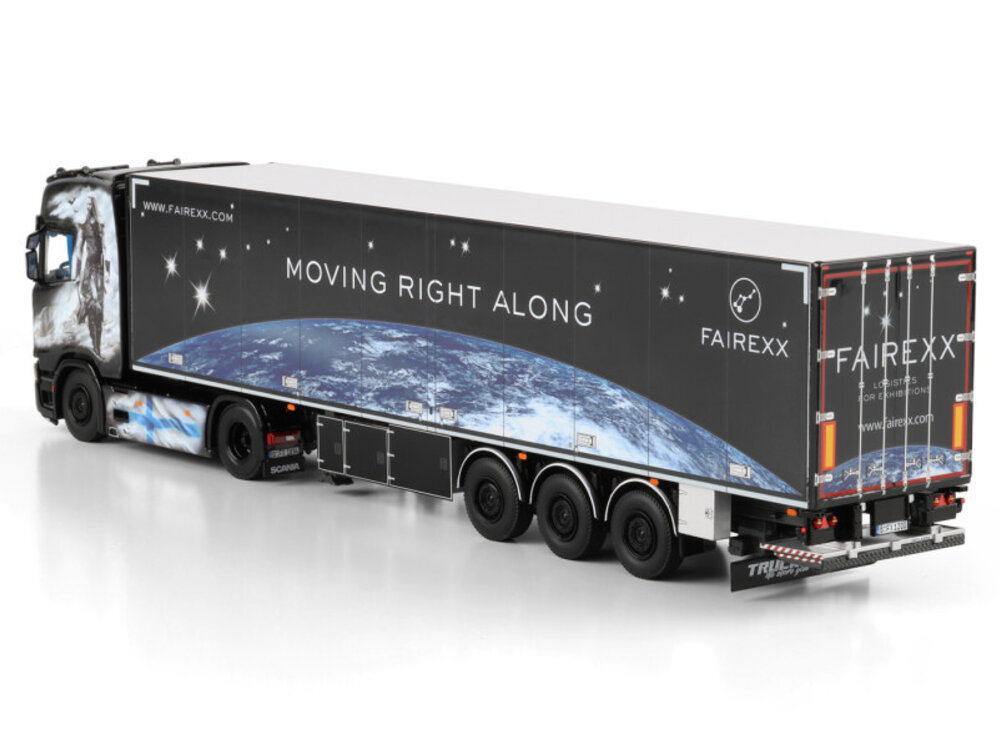 WSI WSI Scania S Higline 4x2 + 3-axle box trailer FAIREXX