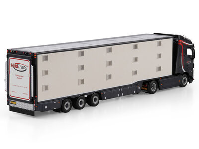 WSI WSI Volvo FH5 Globetrotter 4x2 met 3-assige veeoplegger VLASTRANS