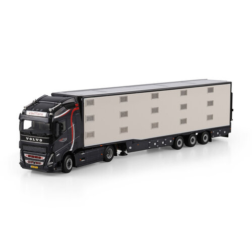 WSI WSI Volvo FH5 Globetrotter 4x2 met 3-assige veeoplegger VLASTRANS