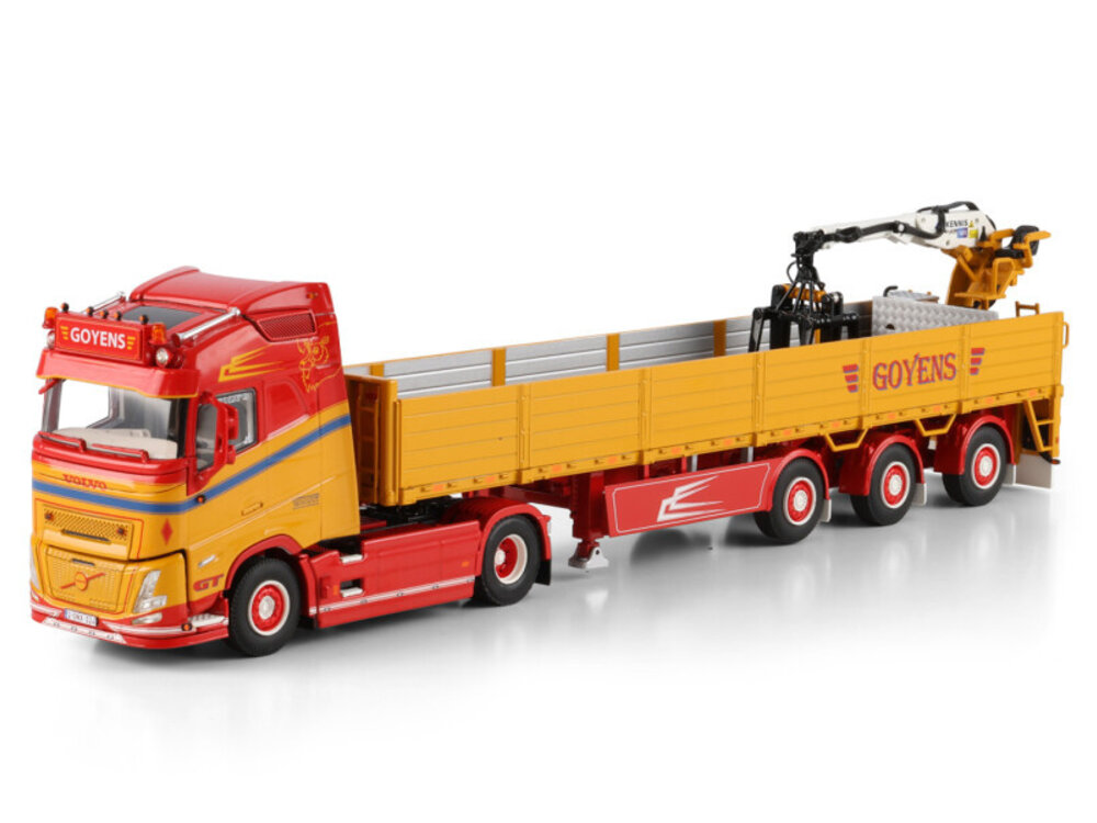 WSI WSI Volvo FH Aero Glo. 4x2 + 3-as stenen oplegger GOYENS