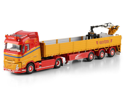 WSI WSI Volvo FH Aero Glo. 4x2 + 3-as stenen oplegger GOYENS