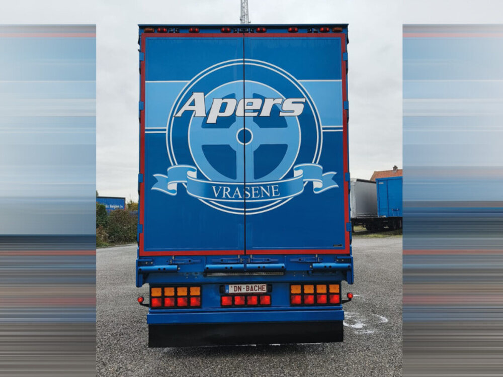WSI WSI  3-assige schuifzeilen oplegger TRANSPORT APERS