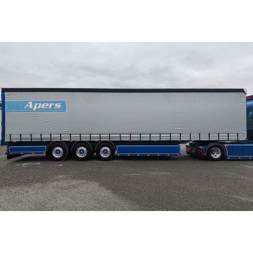 WSI WSI  3-assige schuifzeilen oplegger TRANSPORT APERS