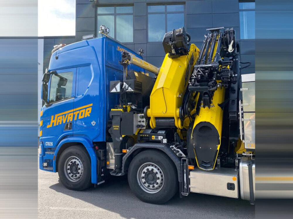 WSI WSI Scania R Highline  8x4 with  palfinger PK 165.002 TEC 7 + jib HAVATOR