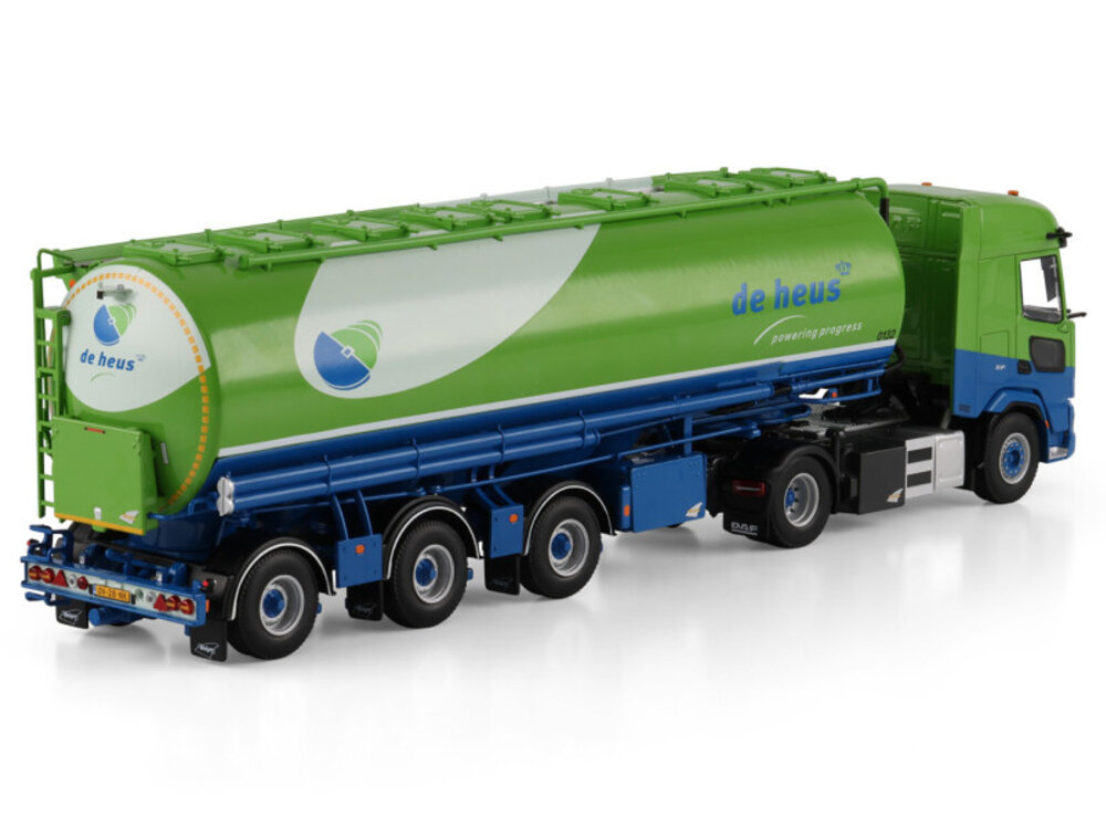 WSI WSI DAF XF SH 4X2 with 3-axle animalfeed bulk trailer  DE HEUS VOEDERS