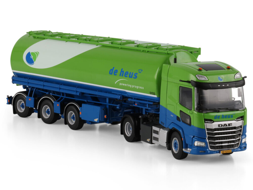 WSI WSI DAF XF SH 4X2 with 3-axle animalfeed bulk trailer  DE HEUS VOEDERS