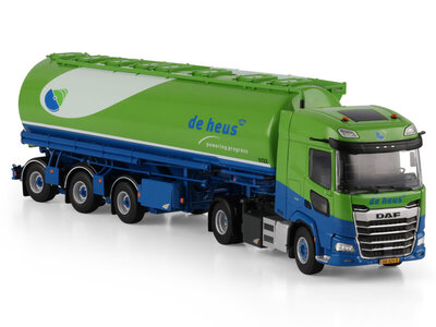WSI WSI DAF XF SH 4X2 with 3-axle animalfeed bulk trailer  DE HEUS VOEDERS