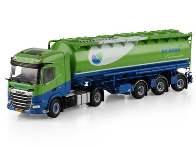 WSI WSI DAF XF SH 4X2 with 3-axle animalfeed bulk trailer  DE HEUS VOEDERS