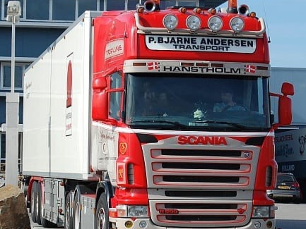 Tekno Tekno Scania R5 Topline 6x2 with 3-axle reefer trailer P. BJARNE ANDERSEN