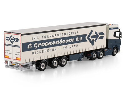 WSI WSI DAF XG+ 6x2  met 3-assige tridec schuifzeilen oplegger C. GROENENBOOM