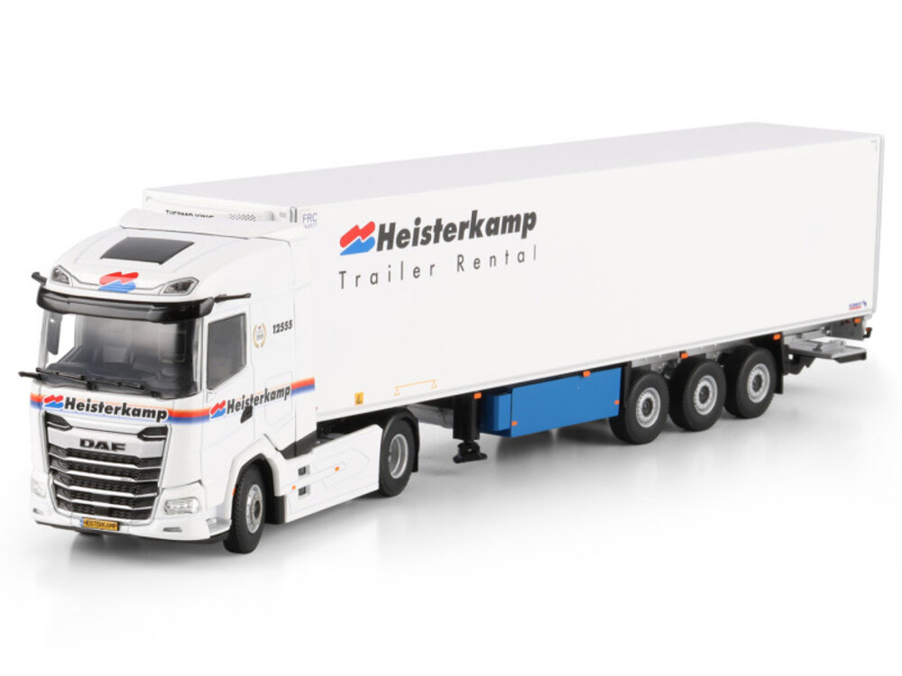 WSI WSI DAF XG+ 4x2 with 3-axle reefer trailer HEISTERKAMP
