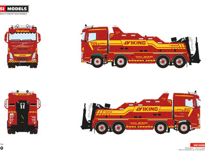 WSI WSI Volvo FH4 Sleeper Cap Falkom 8x4 VIKING TRONDHEIM