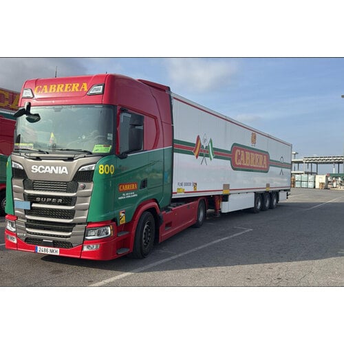 WSI WSI Scania S Highline 4x2 met 3-as koeloplegger TRANSPORTES CABRERA