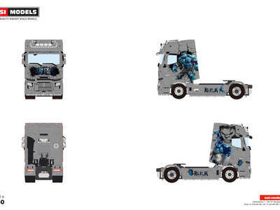 WSI WSI Renault trucks T High Evo 4x2 POPP FAHRZEUGBAU "HULK"