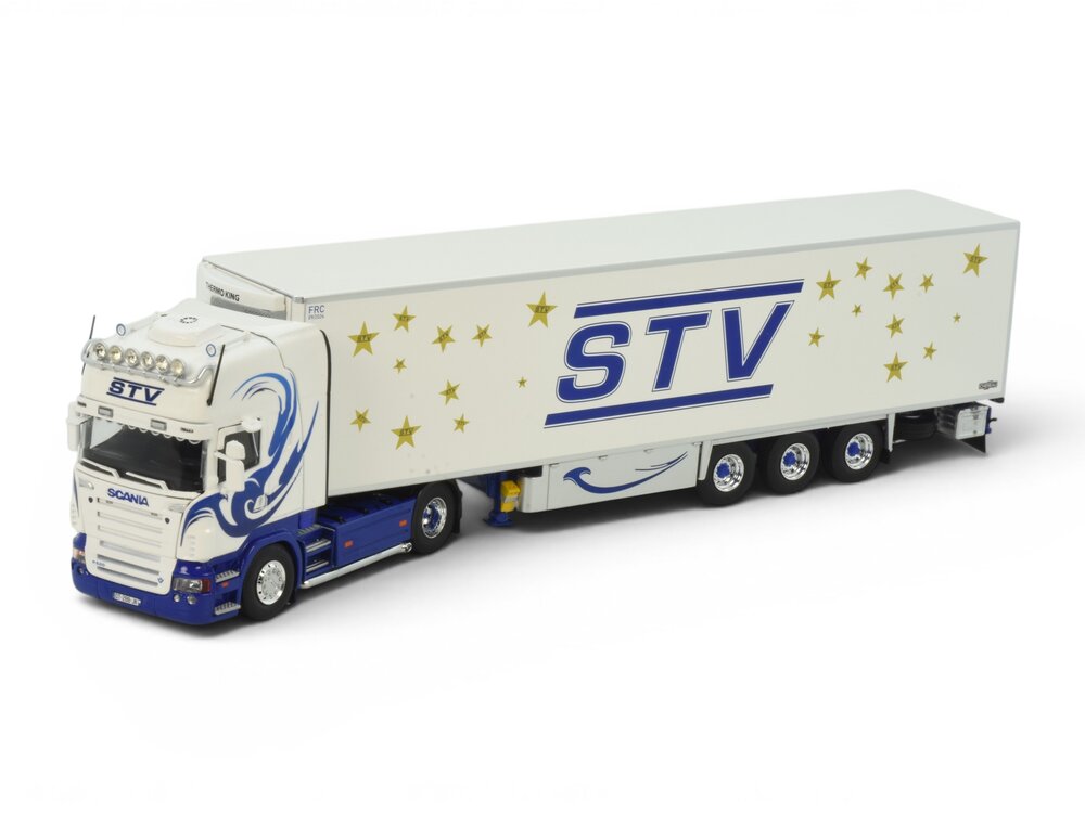 Tekno Tekno Scania R Topline with 3-axle reefertrailer STV