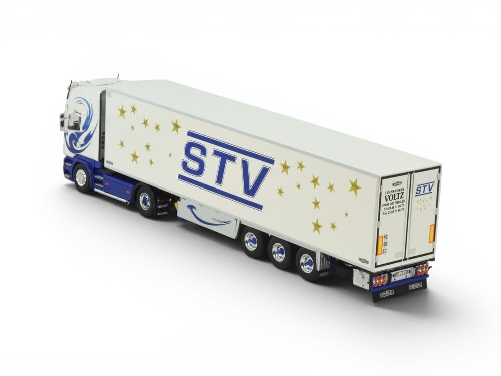 Tekno Tekno Scania R Topline met 3-assige koeloplegger STV