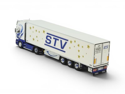 Tekno Tekno Scania R Topline with 3-axle reefertrailer STV