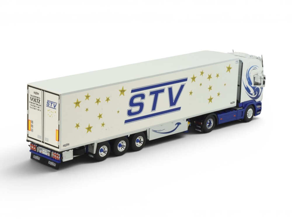 Tekno Tekno Scania R Topline with 3-axle reefertrailer STV