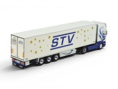 Tekno Tekno Scania R Topline met 3-assige koeloplegger STV