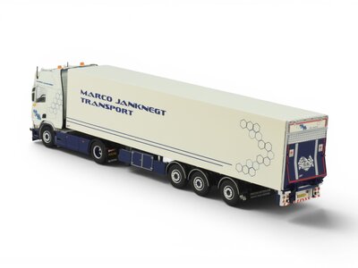 Tekno Tekno Scania Next Gen R-serie Highline with 3-axle  reefer trailer  MARCO JANKNEGT
