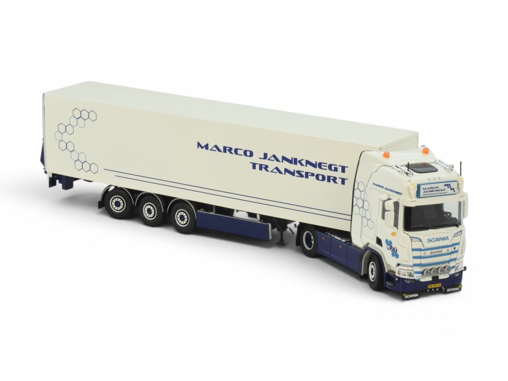 Tekno Tekno Scania Next Gen R-serie Highline with 3-axle  reefer trailer  MARCO JANKNEGT