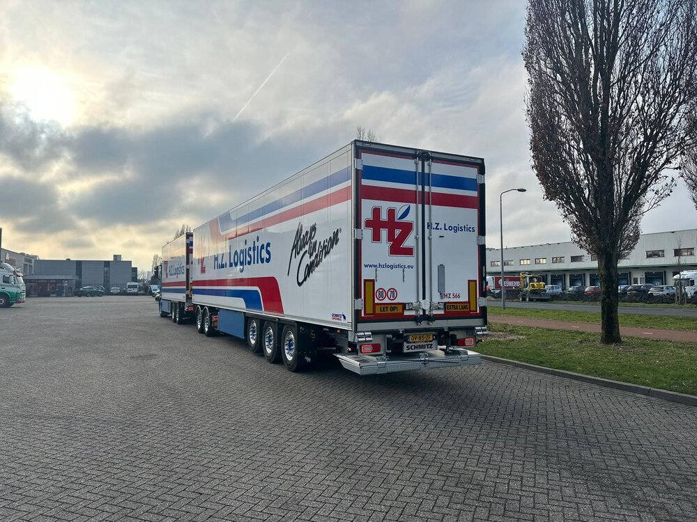 Tekno Tekno Scania Next Gen 500Sriged truck with reefer trailer (LZV) HZ LOGISTICS