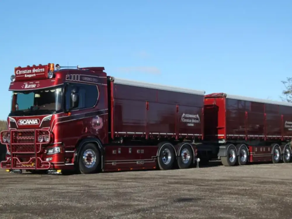 Tekno Tekno Scania NGR560 rigid truck with opentop containers CHRISTIAN SOLEEN