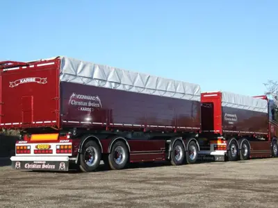 Tekno Tekno Scania NGR560 motorwagen met resin bakopbouw CHRISTIAN SOLEEN