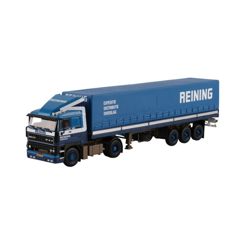WSI WSI DAF 2800 4X2 with 3-axle classic curtainside trailer REINING GRONINGEN