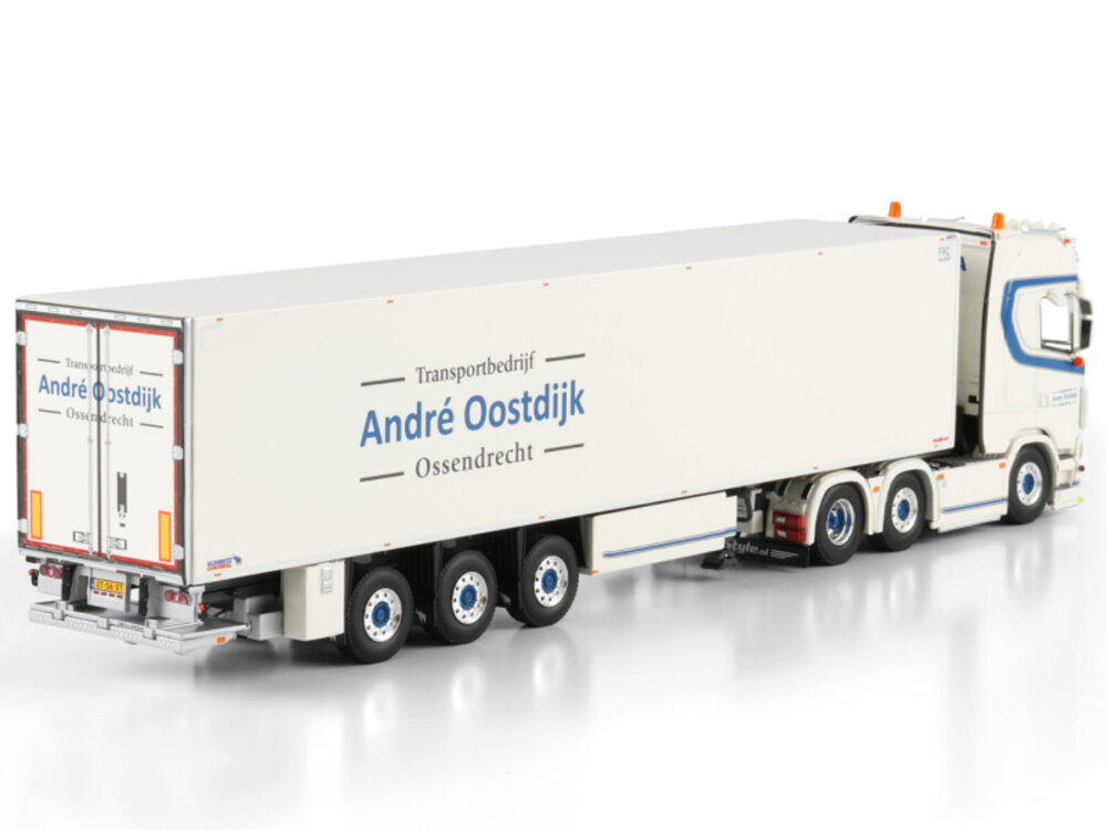 WSI WSI Scania S Highline 6x2 met 3-assige koeloplegger ANDRE OOSTDIJK