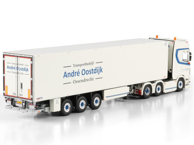 WSI WSI Scania S Highline 6x2 met 3-assige koeloplegger ANDRE OOSTDIJK