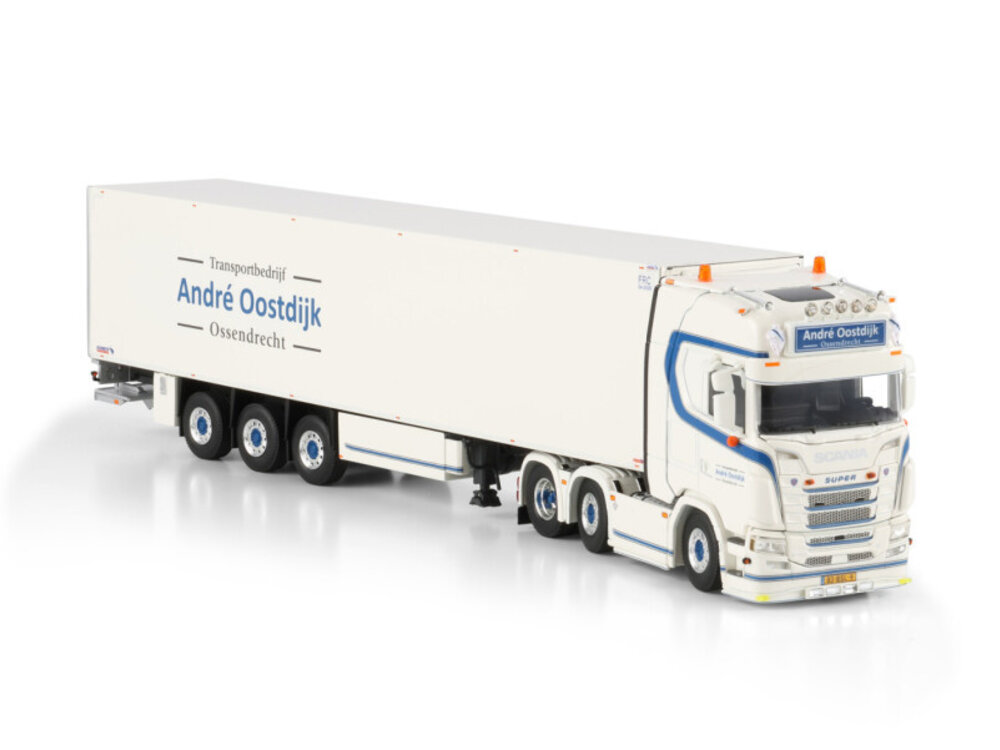 WSI WSI Scania S Highline 6x2 met 3-assige koeloplegger ANDRE OOSTDIJK