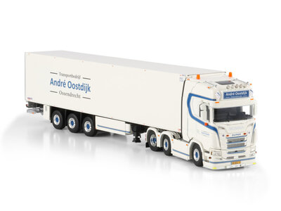 WSI WSI Scania S Highline 6x2 met 3-assige koeloplegger ANDRE OOSTDIJK