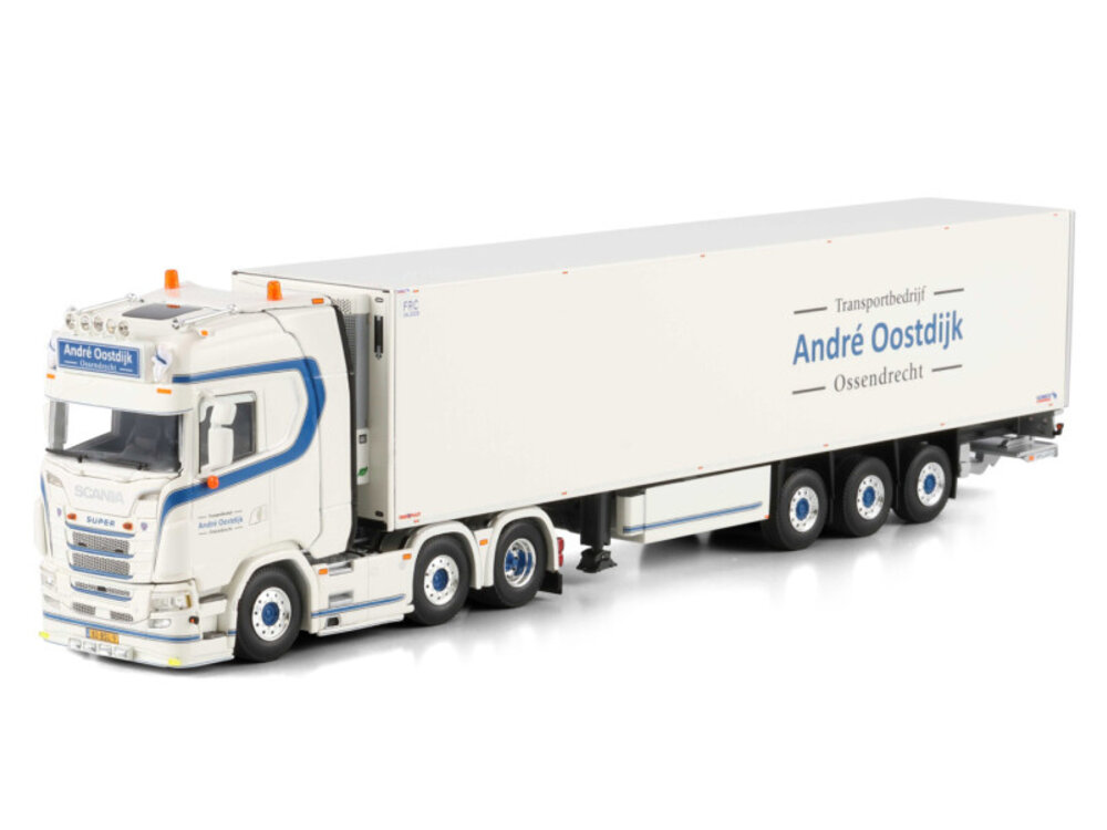 WSI WSI Scania S Highline 6x2 met 3-assige koeloplegger ANDRE OOSTDIJK