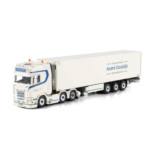 WSI WSI Scania S Highline 6x2 met 3-assige koeloplegger ANDRE OOSTDIJK