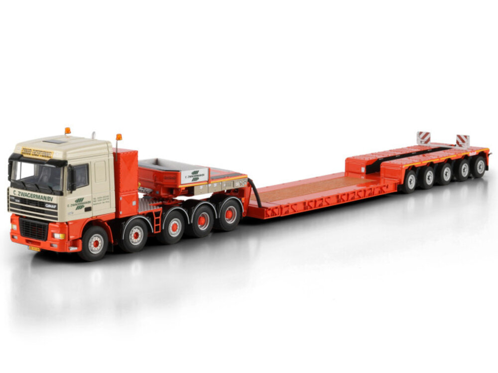 WSI WSI GINAF G Space Cab 10x4  met 5-assige dieplader C. ZWAGERMAN