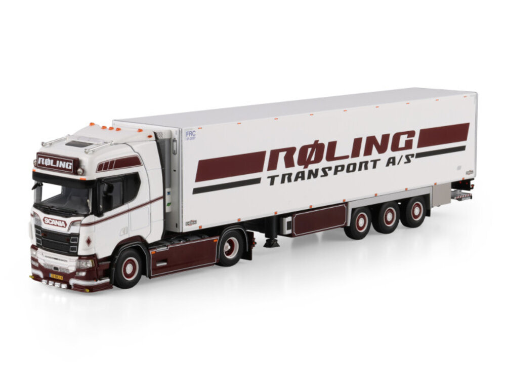 WSI WSI Scania R Highline 4x2 with 3-axle reefer trailer ROLING