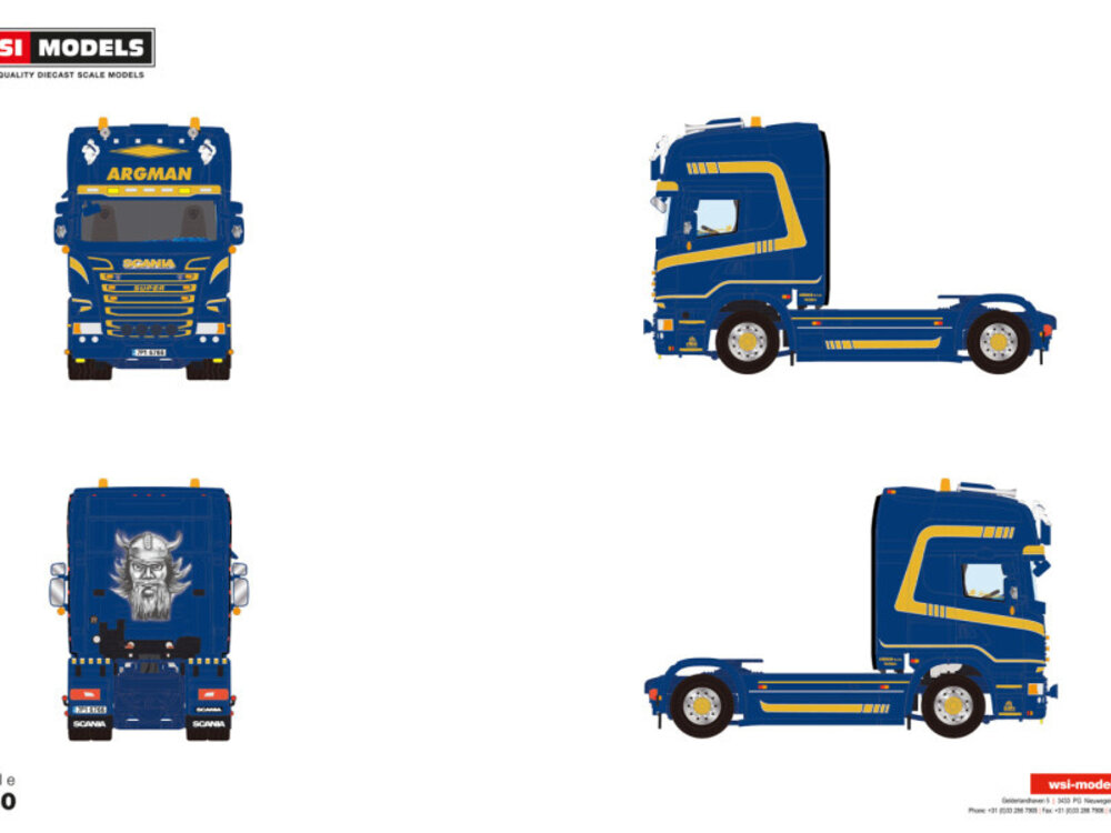 WSI WSI Scania R Topline 4x2 ARGMAN
