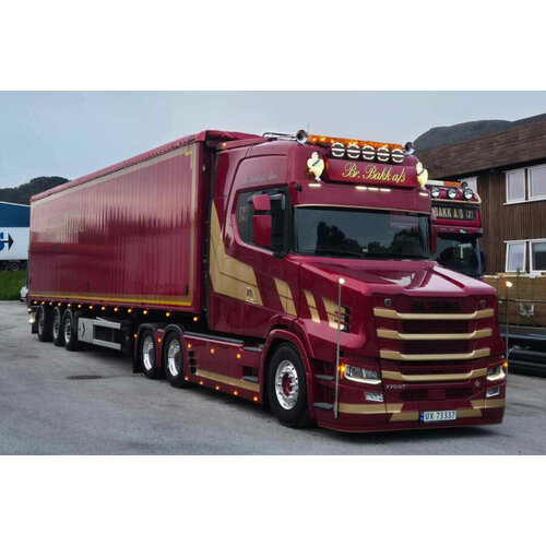 WSI WSI Scania Vlastuin Torpedo 6x2 + 3-axle walking floor trailer BR. BAKK A/S