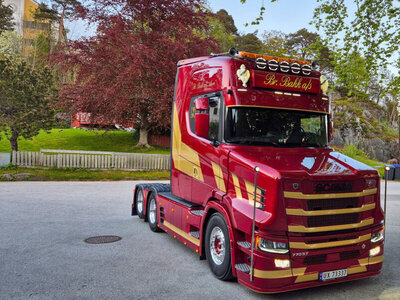 WSI WSI Scania Vlastuin Torpedo 6x2 + 3-axle walking floor trailer BR. BAKK A/S