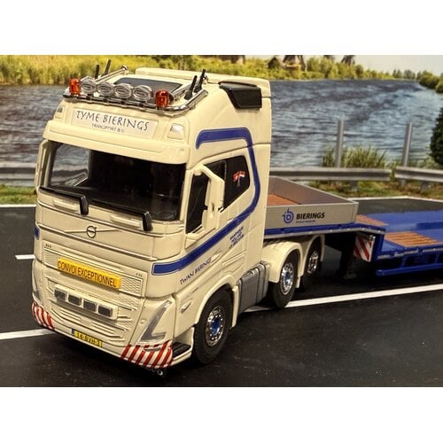 Cavallino Cavallino Volvo FH5 Globetrotter XL 6x2 with 4-axle semi-lowloader TWAN BIERINGS (Tyme Bierings)