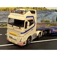 Cavallino Volvo FH5 Globetrotter XL 6x2 with 4-axle semi-lowloader TWAN BIERINGS (KEET  Bierings)