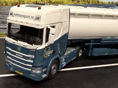 Cavallino Cavallino Scania R Highline 4x2 met 3-as bulkoplegger HBT TRANSPORT