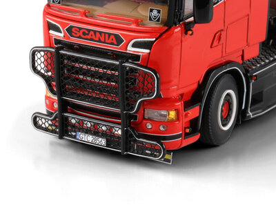 WSI WSI Scania R6 Topline 6x2 with 5-axle 2connect combi container trailer + 2x 20ft container BACA