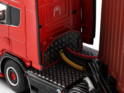 WSI WSI Scania R6 Topline 6x2 with 5-axle 2connect combi container trailer + 2x 20ft container BACA