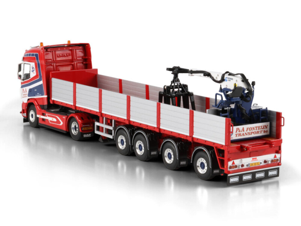 WSI WSI DAF XG 4x2  met 4-assige steen oplegger P&A FONTEIJN