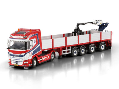 WSI WSI DAF XG 4x2  met 4-assige steen oplegger P&A FONTEIJN