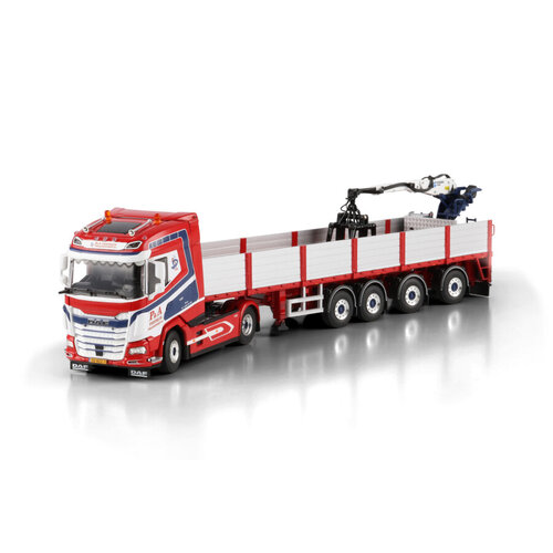 WSI WSI DAF XG 4x2  met 4-assige steen oplegger P&A FONTEIJN